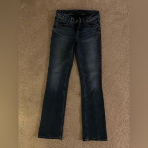 Silver Jeans, Suki Slim Bootcut, W28/L33, Medium blue wash
